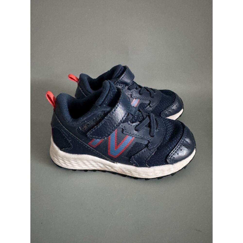 New Balance Sneakers Shoes Toddler Size 7.5 C Kids Blue and Red Play Shoes